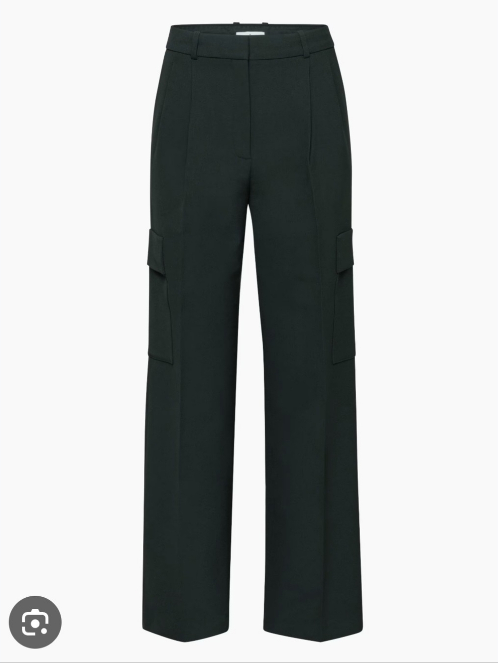 Aritzia Babaton Wool Blend Spotlight Black Cargo Pant Size 2